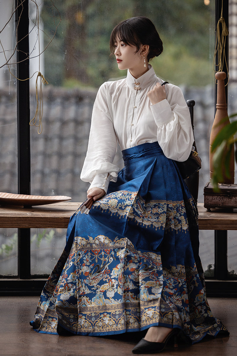 [New Product] Ming Dynasty Hanfu One Piece Mamian Dress